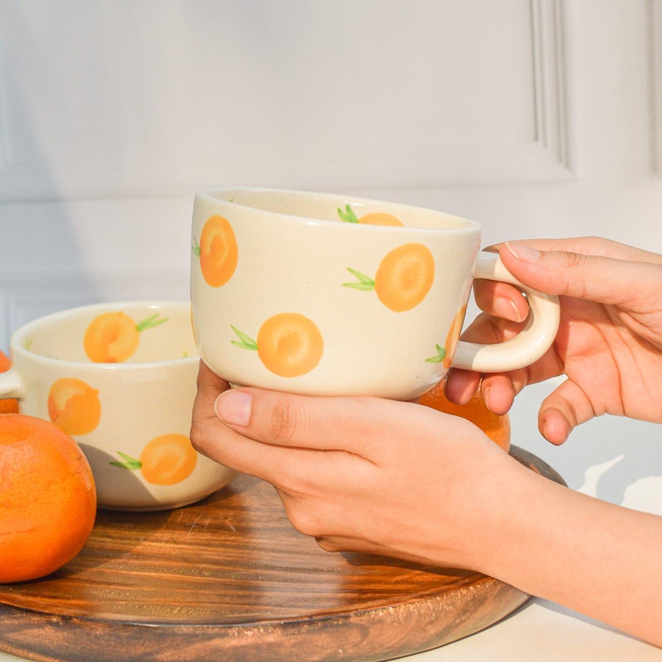 Artisan Ceramic Mug – Coffee & Tea Drinkware – Sustainable Clay – 200 ML Single Unit