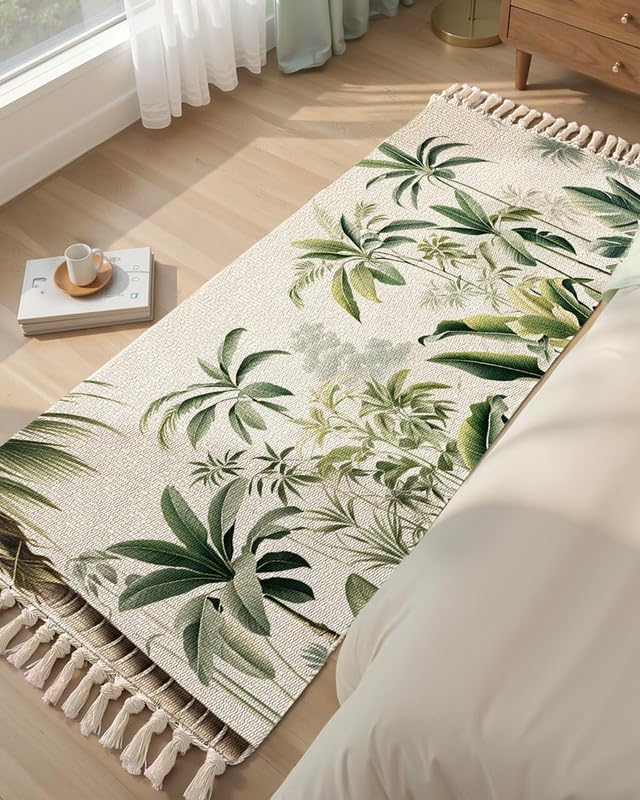 Cotton Floor Runner – Hand Woven Washable – 2x5 Feet Printed