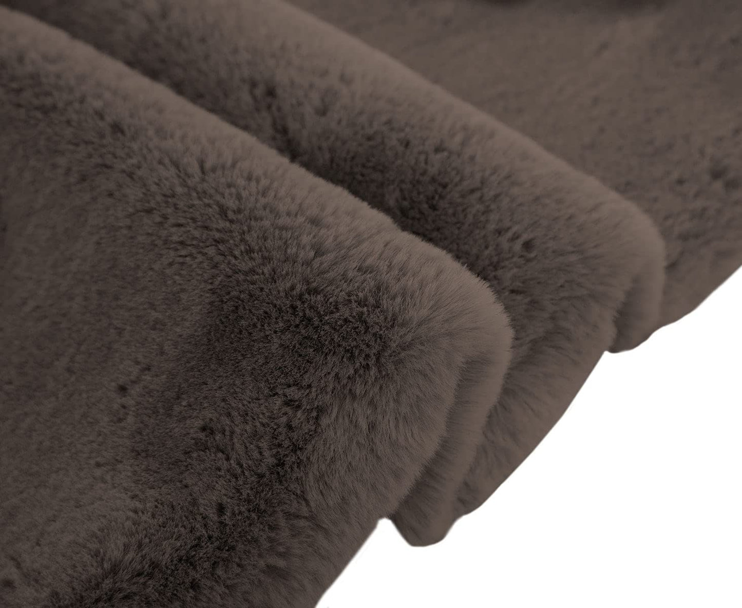 Super Soft Rabbit Fur Anti-Slip Washable Bath Mat 40x60 cm | Bathroom Bedroom Door Mat