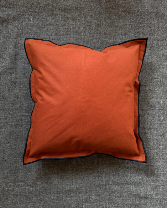 Marna | Solid Rust Cushion Cover