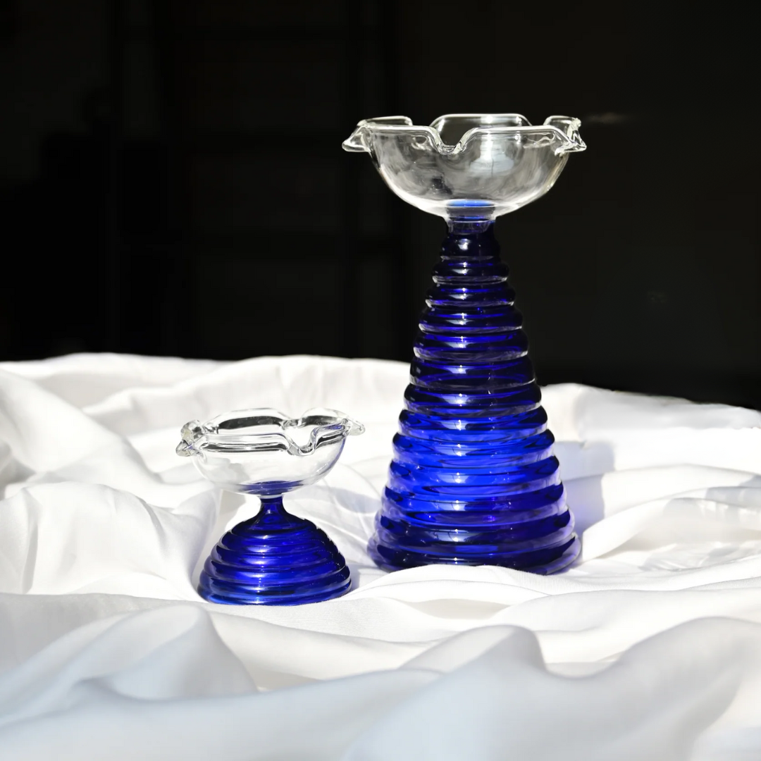Glass Tea Light Candle Holder
