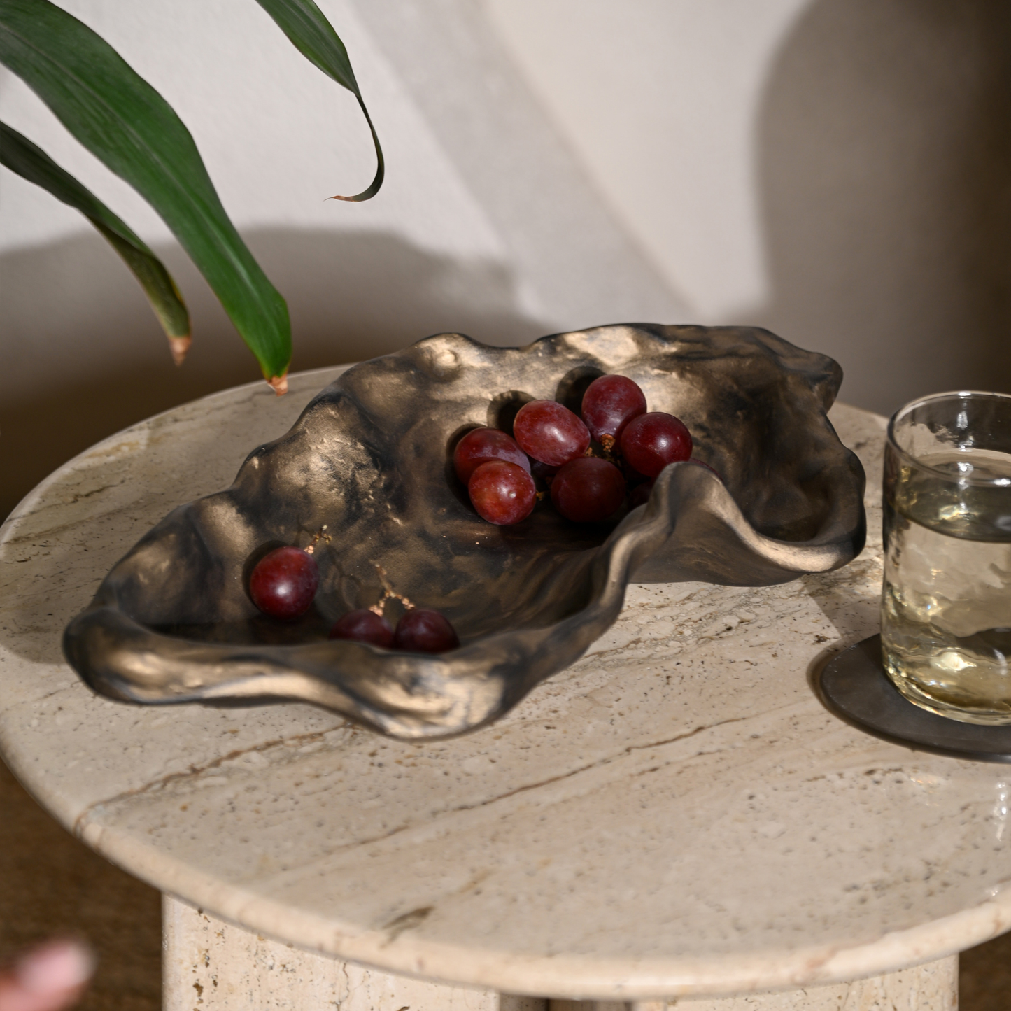 Marble Dust Serving Bowl - Two Sizes, Food-Safe