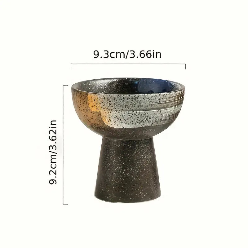 Vintage Ceramic Dessert Bowl – Elevated Microwave-Safe Treat Cup
