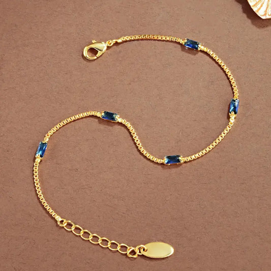 Zirconia Chain Bracelet Women - Elegant Daily Jewelry