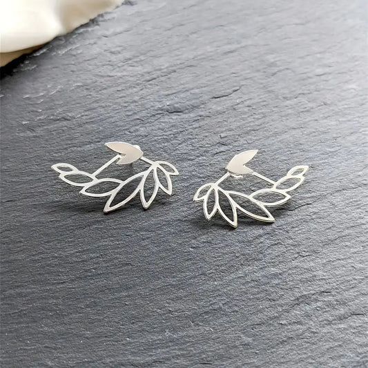 Copper Peacock Earrings - Vintage Hollow Stud Jewelry