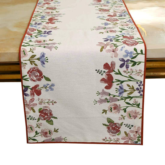Cotton Dining Table Runner – Printed Floral Anti-Skid – 13'' x 72'' (4-6 Seater) – Wholesale