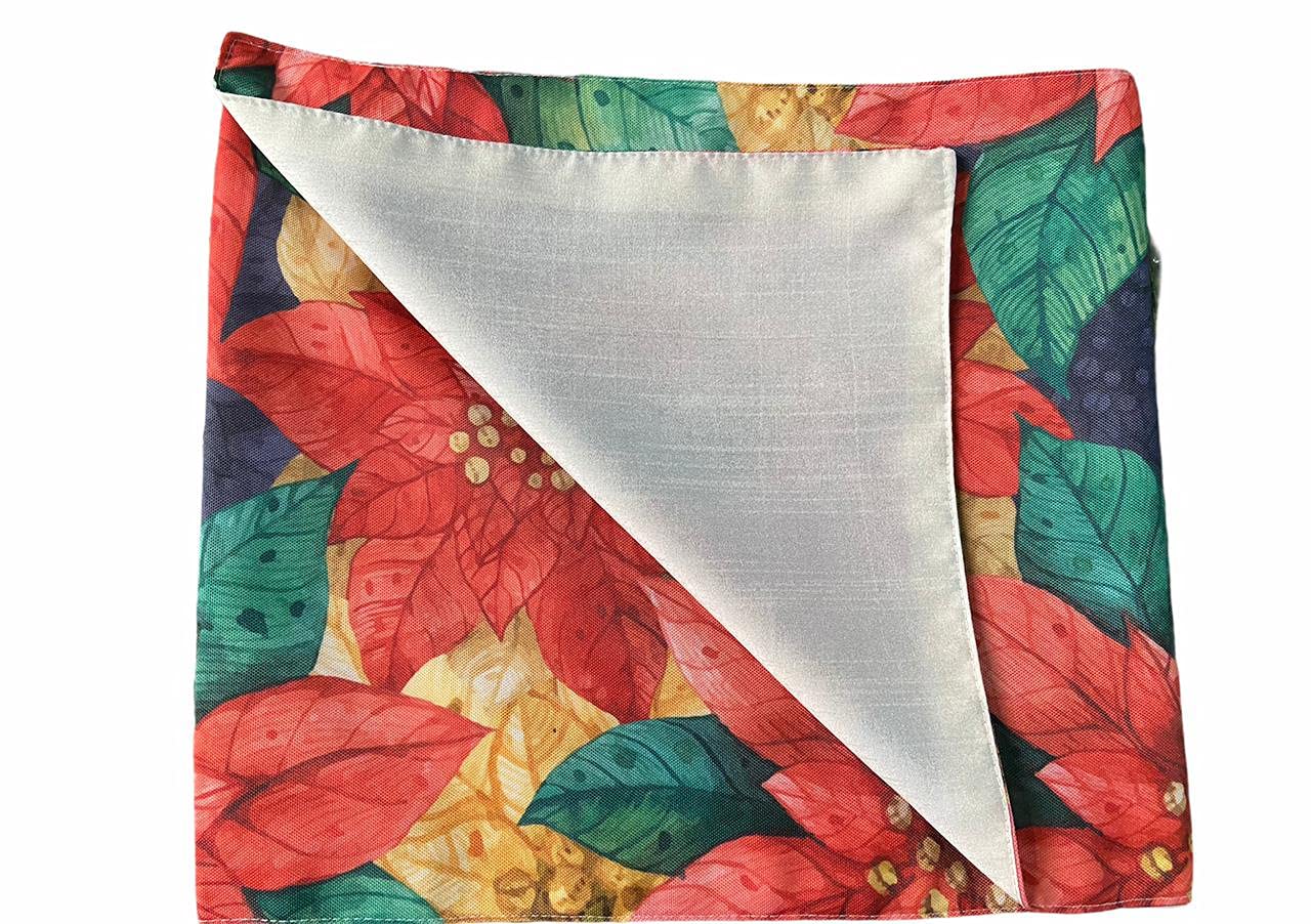 Table Runner – Digital Print Clover Design Cotton Feel – 13x72 Inch