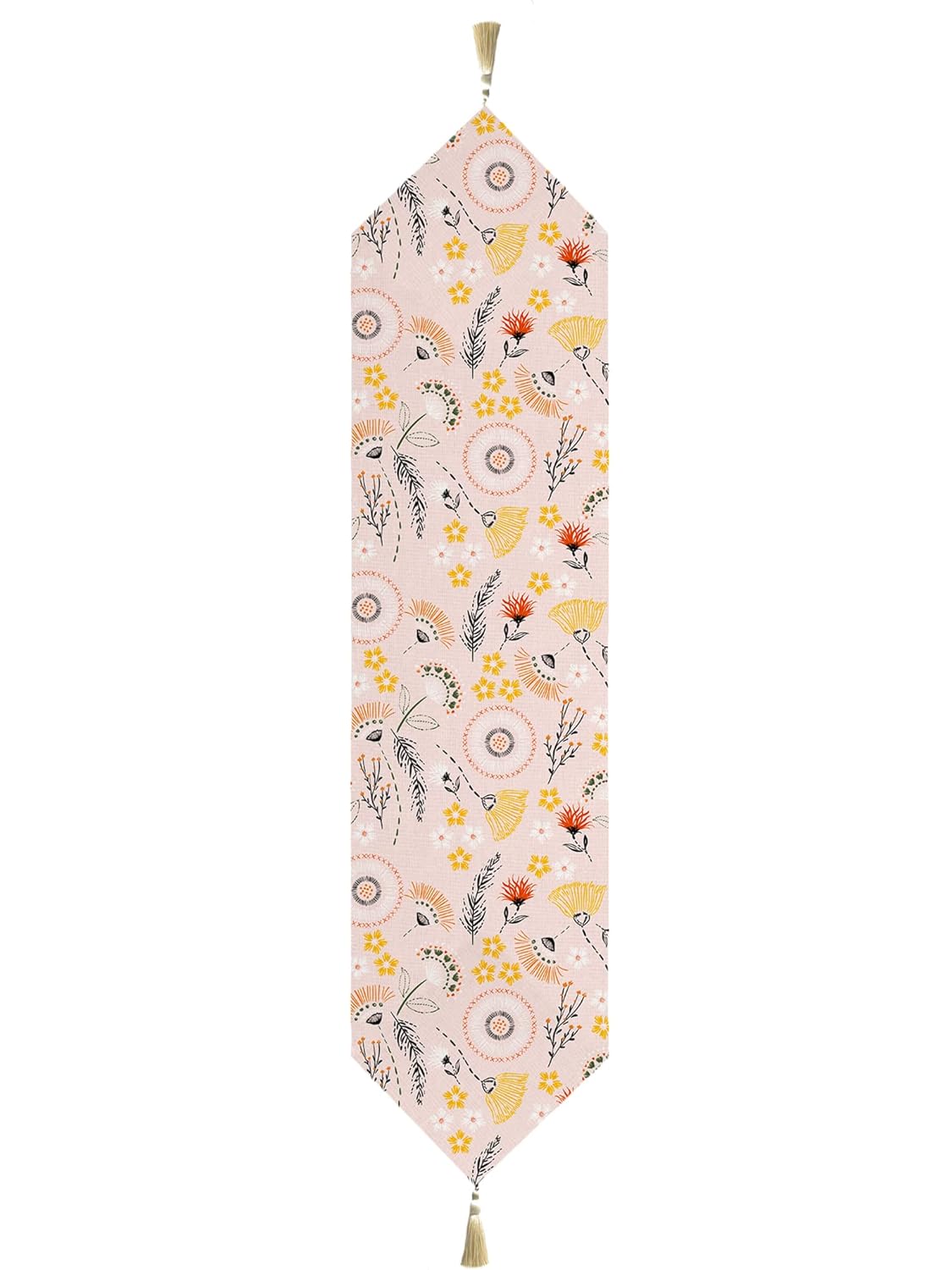 Wholesale Floral Poly Cotton Table & Bed Runner – 13x72 Inches