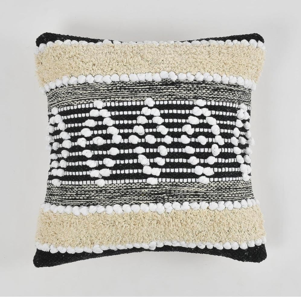 Wholesale Pit Loom Cushion Cover – Hand Crafted Cotton – 16"x16" (Set of 2)