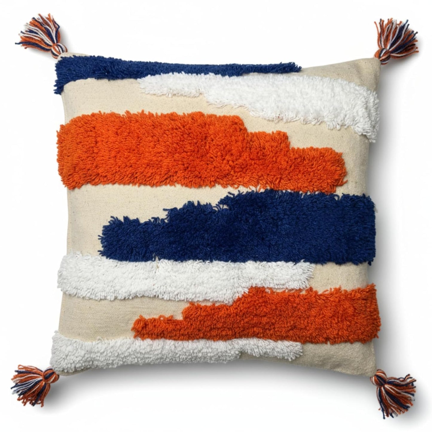 Cushion Cover – 100% Cotton Handmade Multicolor – 16x16 Inch