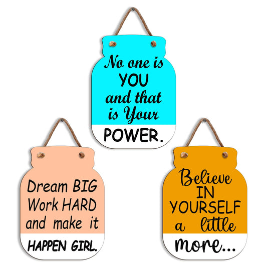 Wooden Wall Hangings – Motivational Quotes – Home Decor Retailer Stock