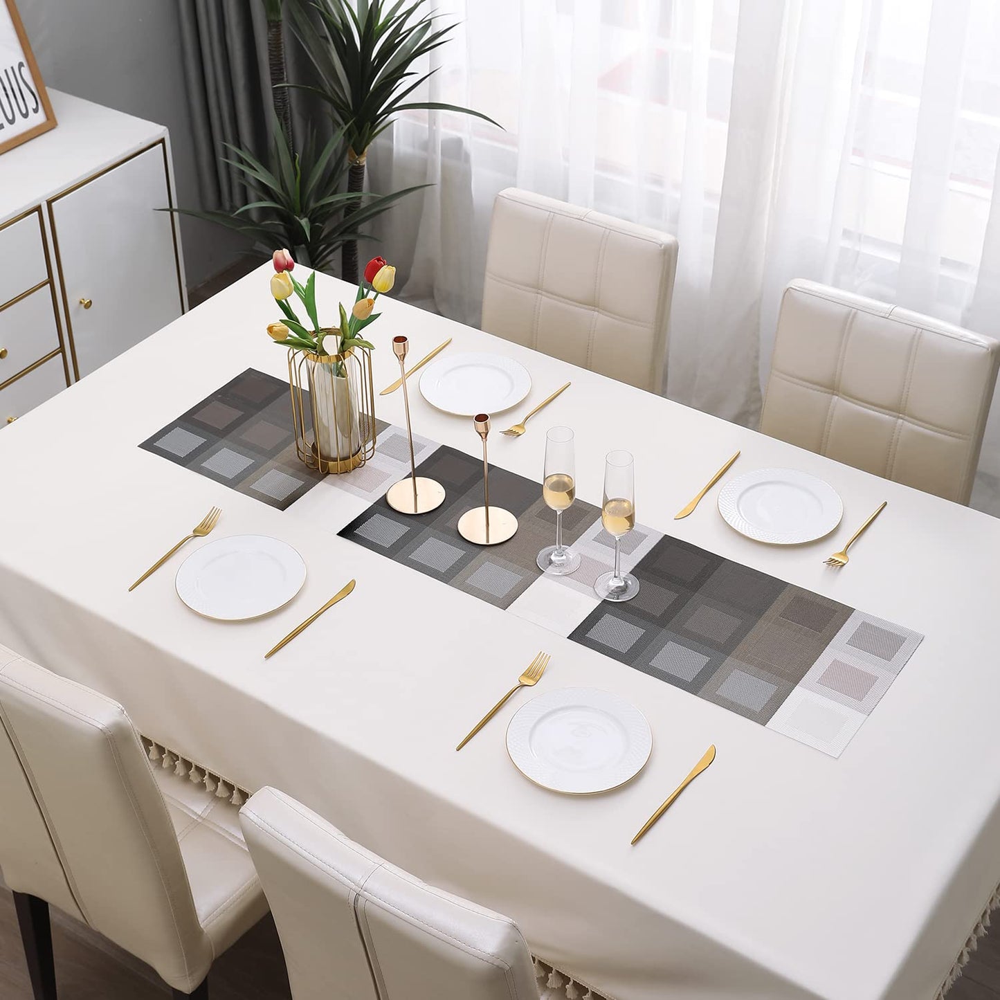 Table Runner – Polyester Blend – 30x135 cm – Wholesale Single Unit