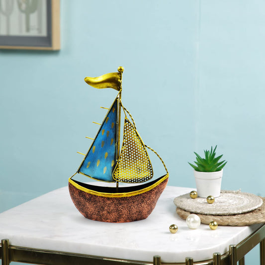 Decorative Figurine – Metal Turkish Ship Boat Naav – 12.1in Height