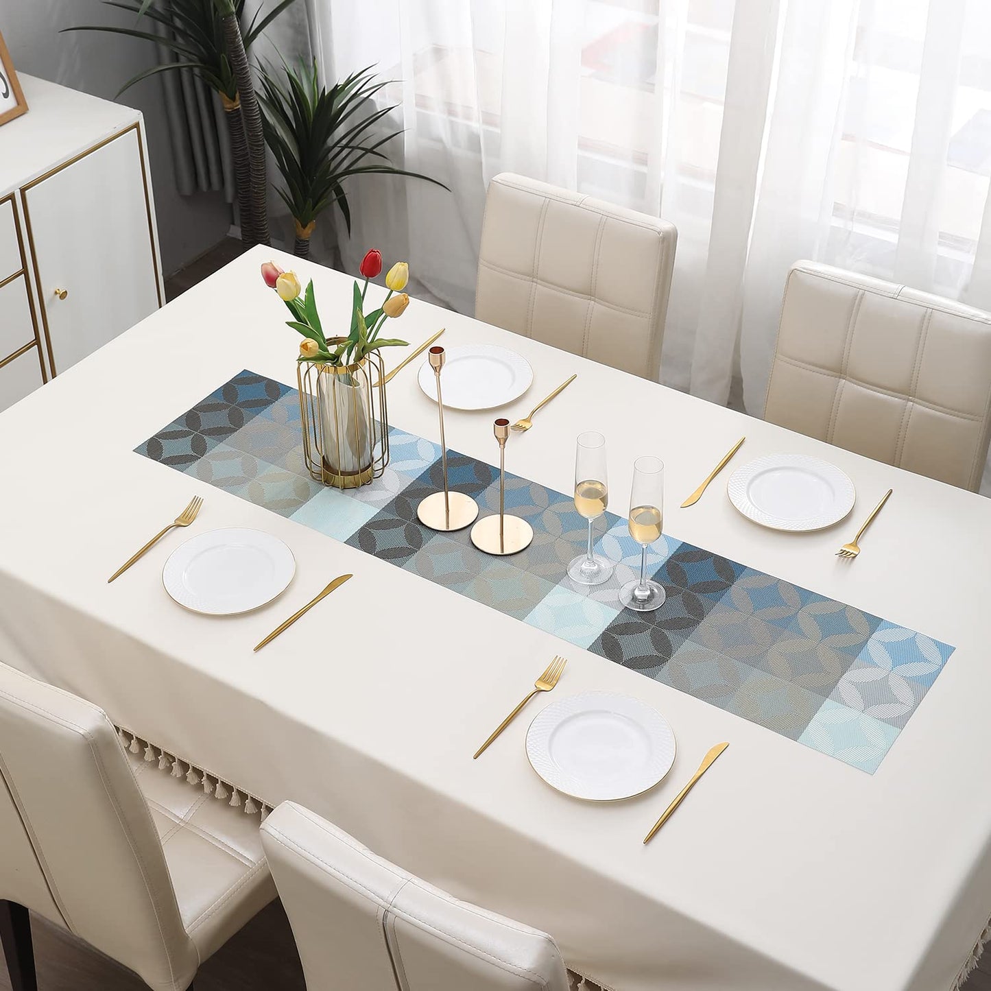 Wholesale Table Runner – Easy-Clean  Polyester Blend – 30x135 cm – Retail Supply