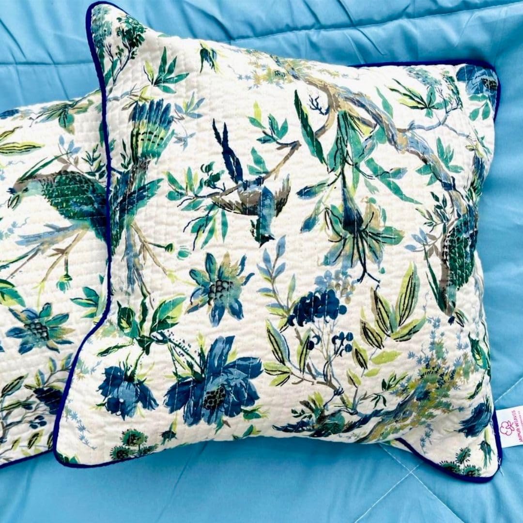 Cushion Cover – Hand Block Printed Cotton 180 TC – 16x16 Inch Set of 2