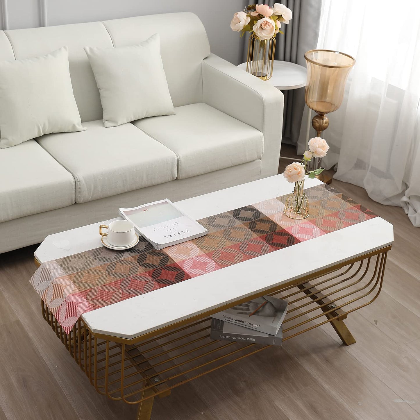 Dining Table Runner – Polyester Blend, Easy-Clean – 30x135 cm