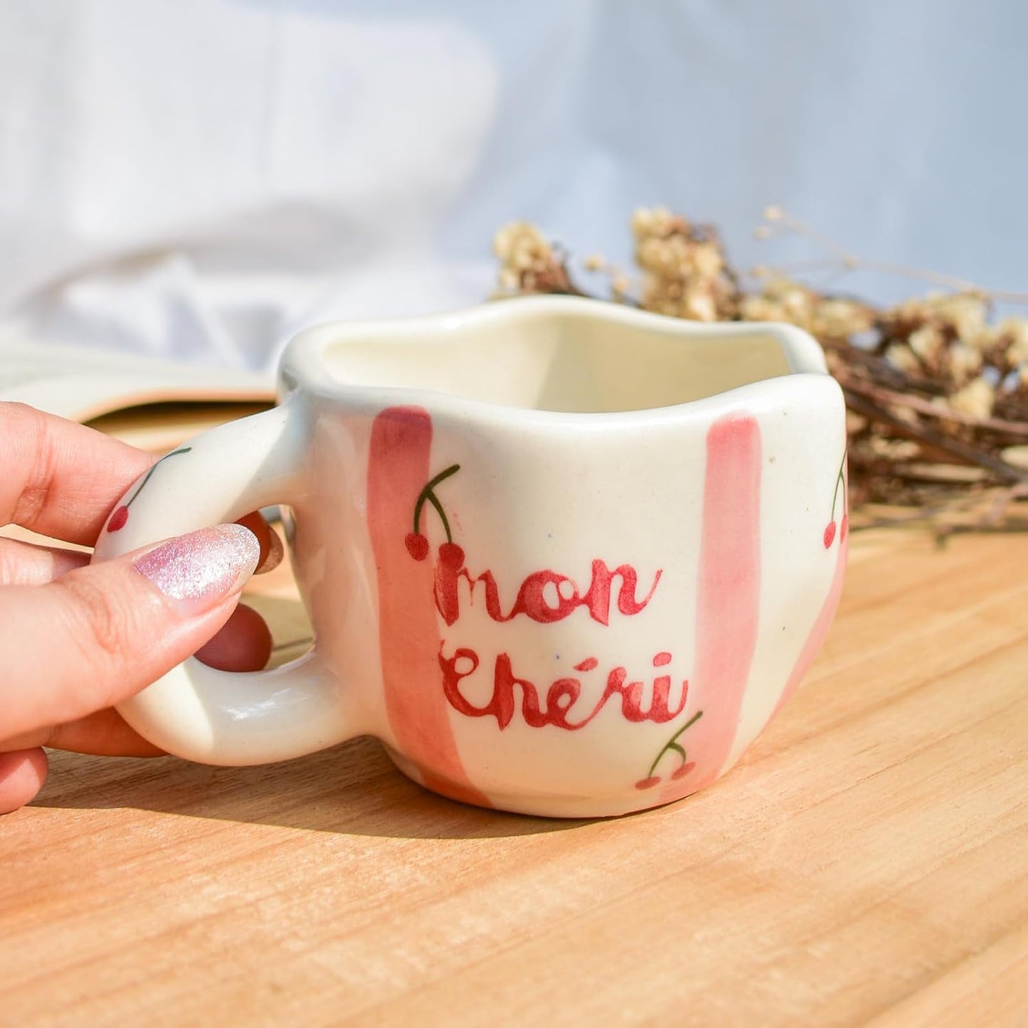 Handcrafted Ceramic Mug – Artisan Crafted Clay – Sustainable – 200 ML
