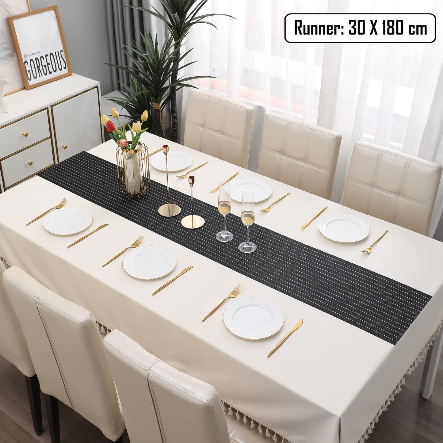 Wholesale Table Runner – Durable  Polyester Blend – 30x180 cm