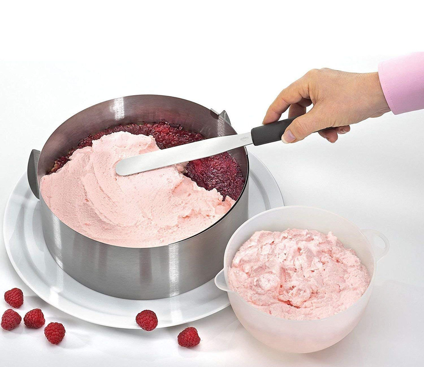 Cake Icing Spatula – Stainless Steel Flexible Blade – Baking Decorating Tool – 6-inch