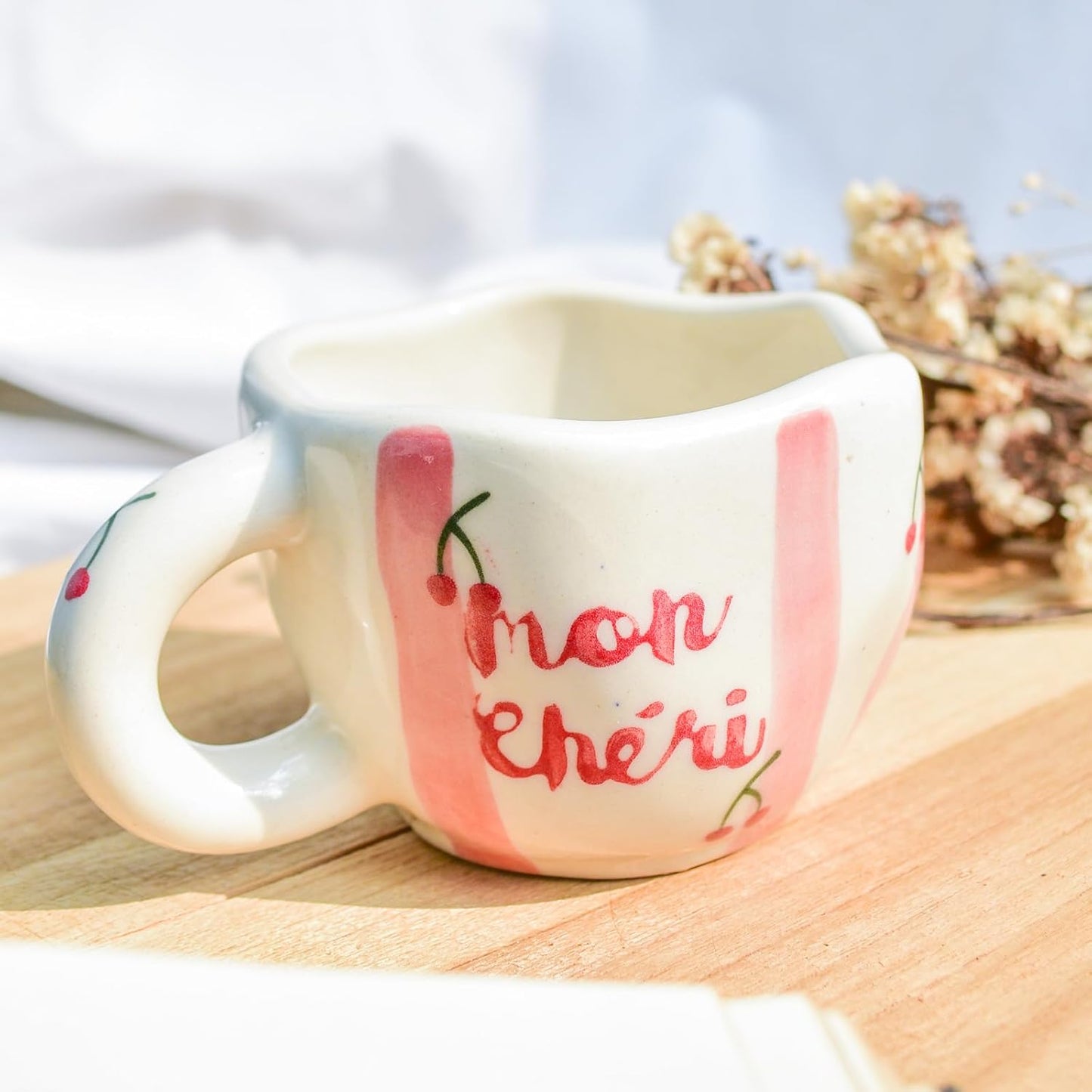 Handcrafted Ceramic Mug – Artisan Crafted Clay – Sustainable – 200 ML