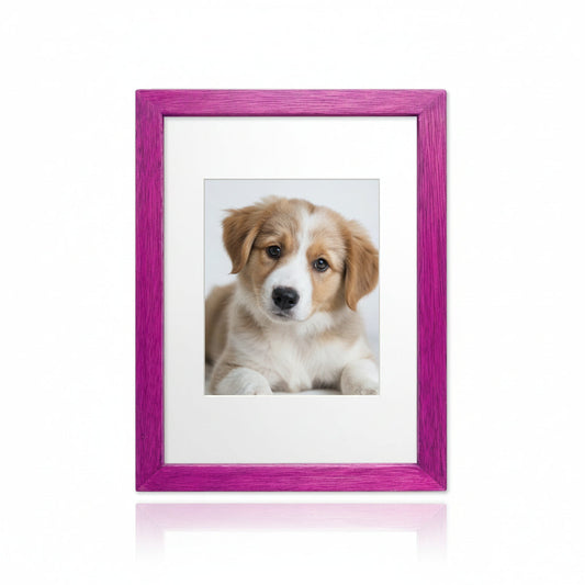 Pink Woodgrain Photo Frame – Wooden Picture Frame – 6x8 inch
