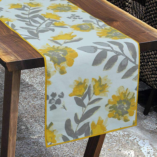 Dining Table Runner – 100% Cotton Printed Anti-Skid – 13" x 72" (4-6 Seater)