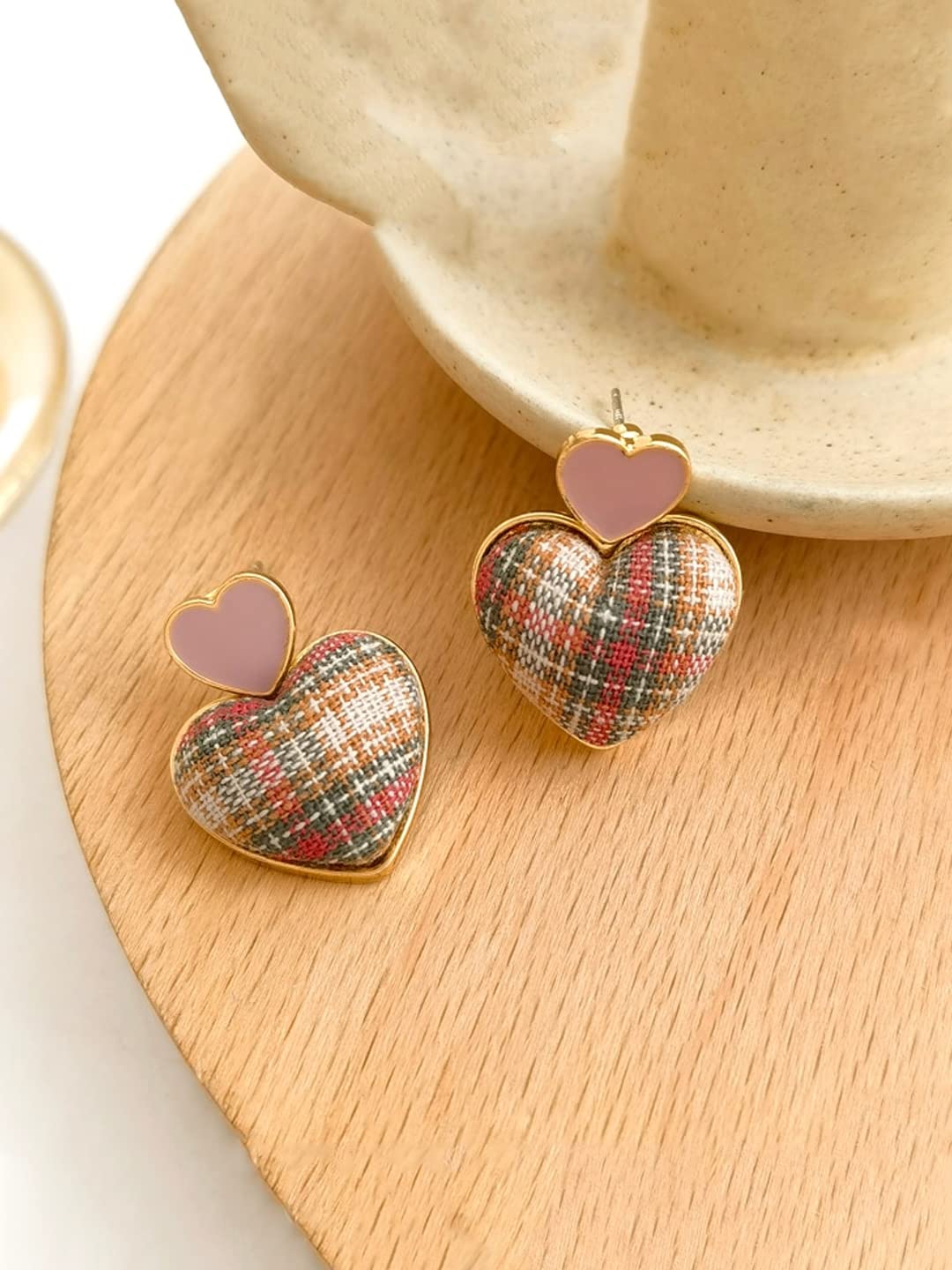 Heart Drop Earrings – Fashion Jewelry – Heart Design – Boutique Retail Stock