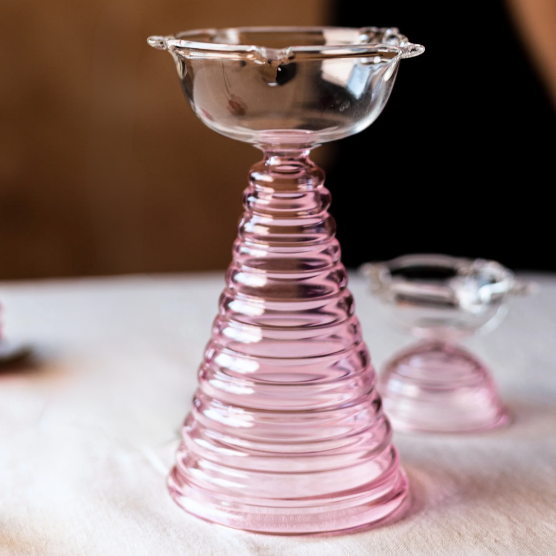 Glass Tea Light Candle Holder