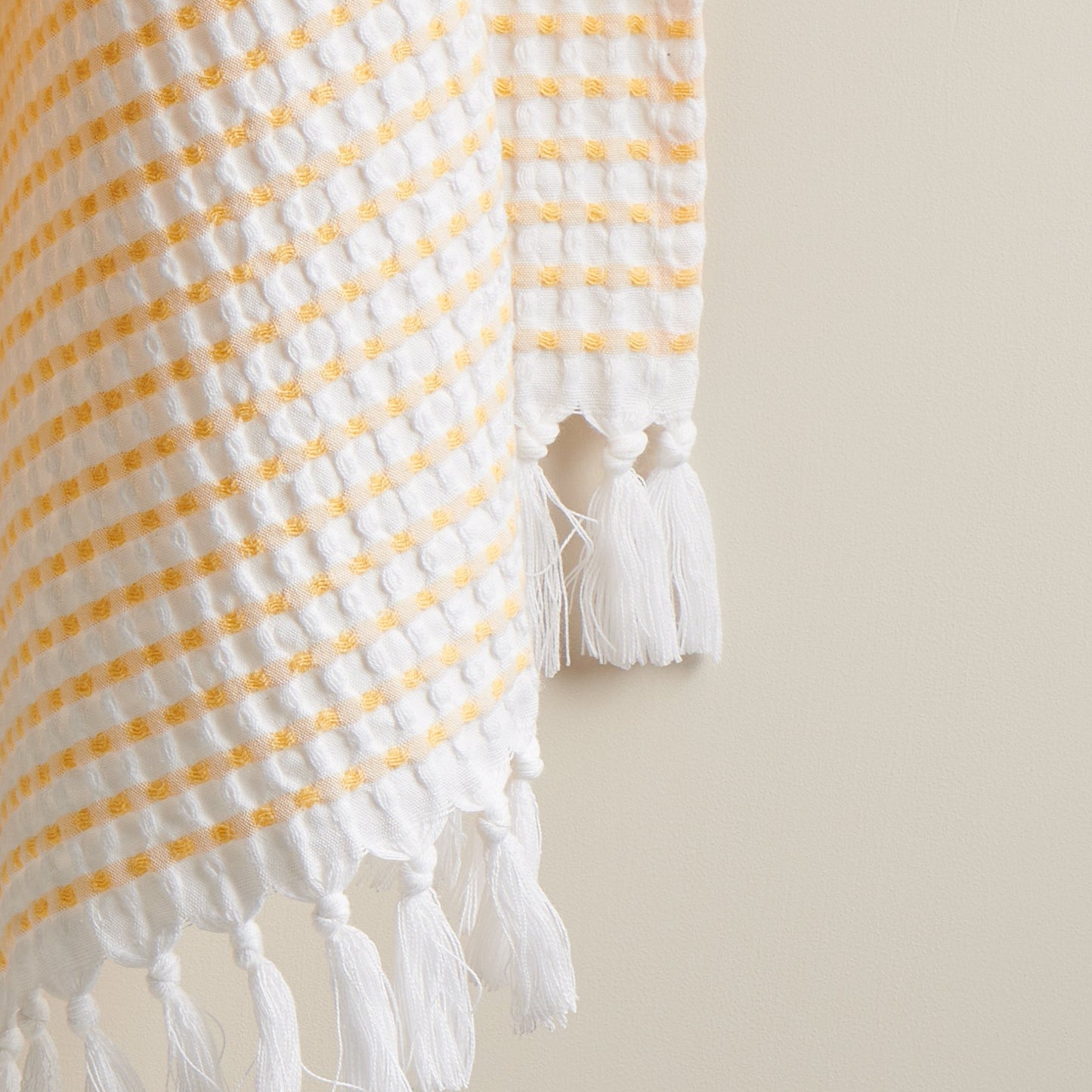 Cotton Waffle Towel For Hand - Quick Drying, Absorbent