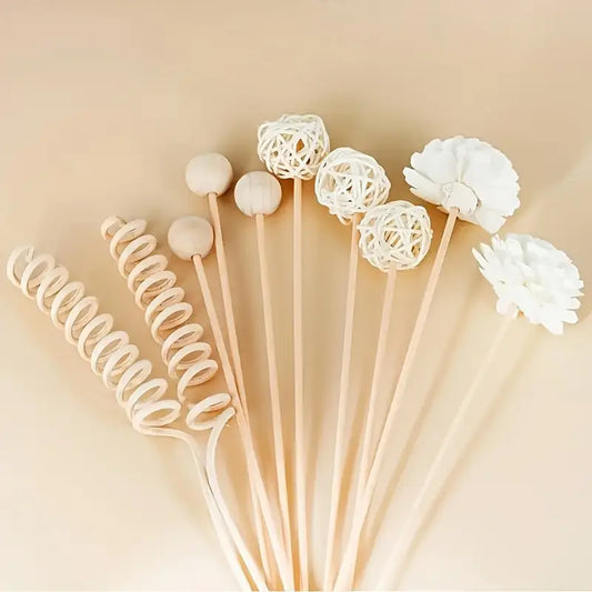 Aromatherapy Diffuser Kit - Natural Wood Reeds Home Decor