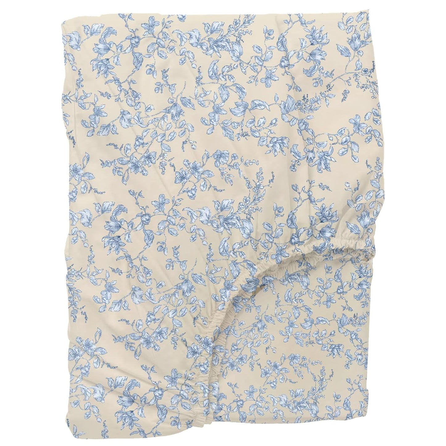 Bedsheet | 100% Cotton Elastic Fitted | King Size, 3-Piece