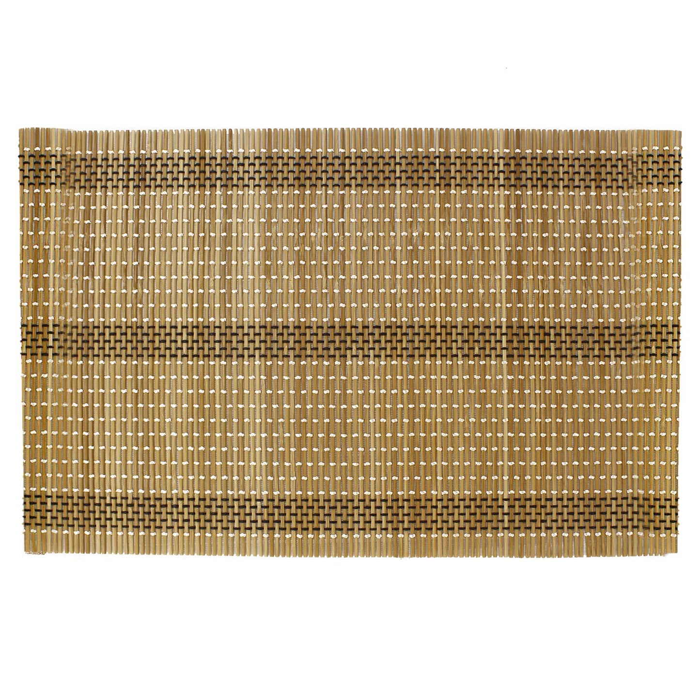 Table Mats – Heat Resistant Bamboo, Tortilla Brown – 45x30cm, Set of 6