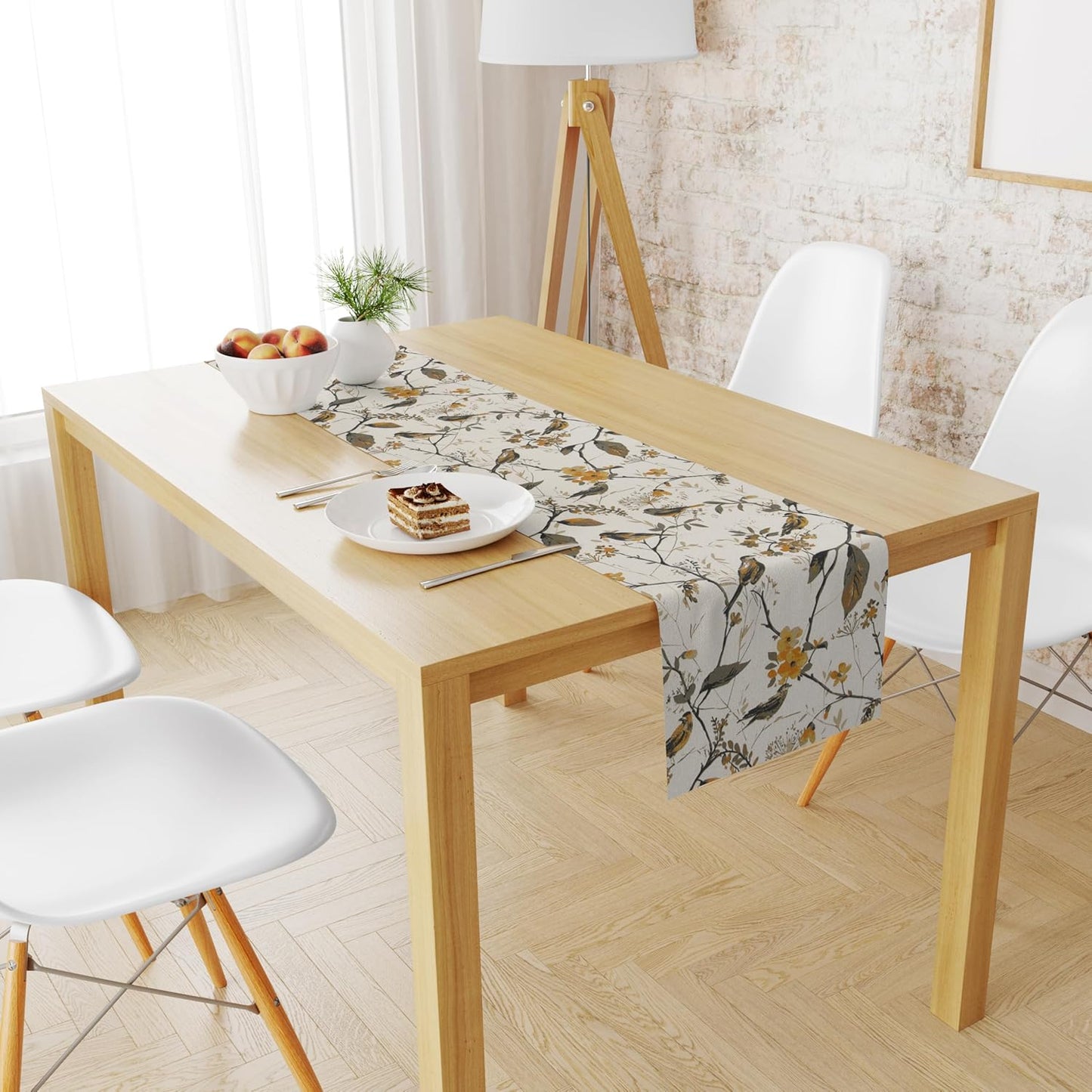 Printed Table Runner – Decorative Tableware – Cotton Canvas Anti-Skid – 13x72 Inch