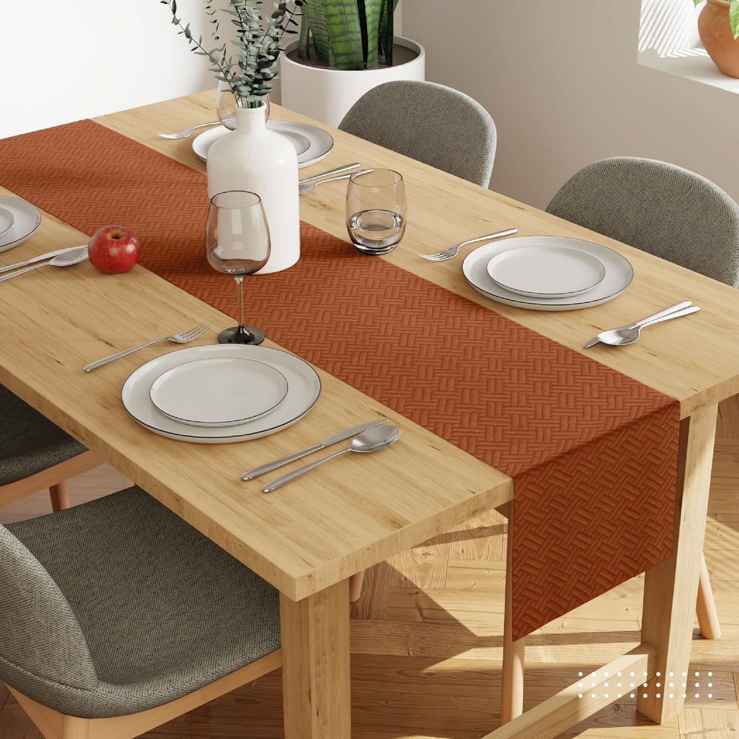 Dining Table Runner – Quilted Velvet – 32x150 cm – Wholesale Supply