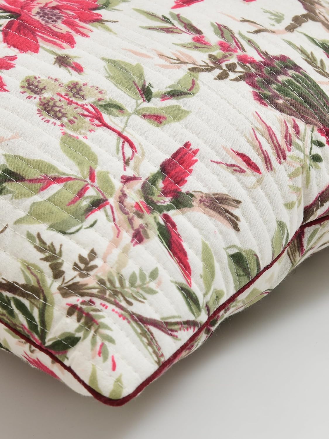 Cushion Cover – Pure Organic Cotton Hand Block Print – 16x16 inch (2-Pack)