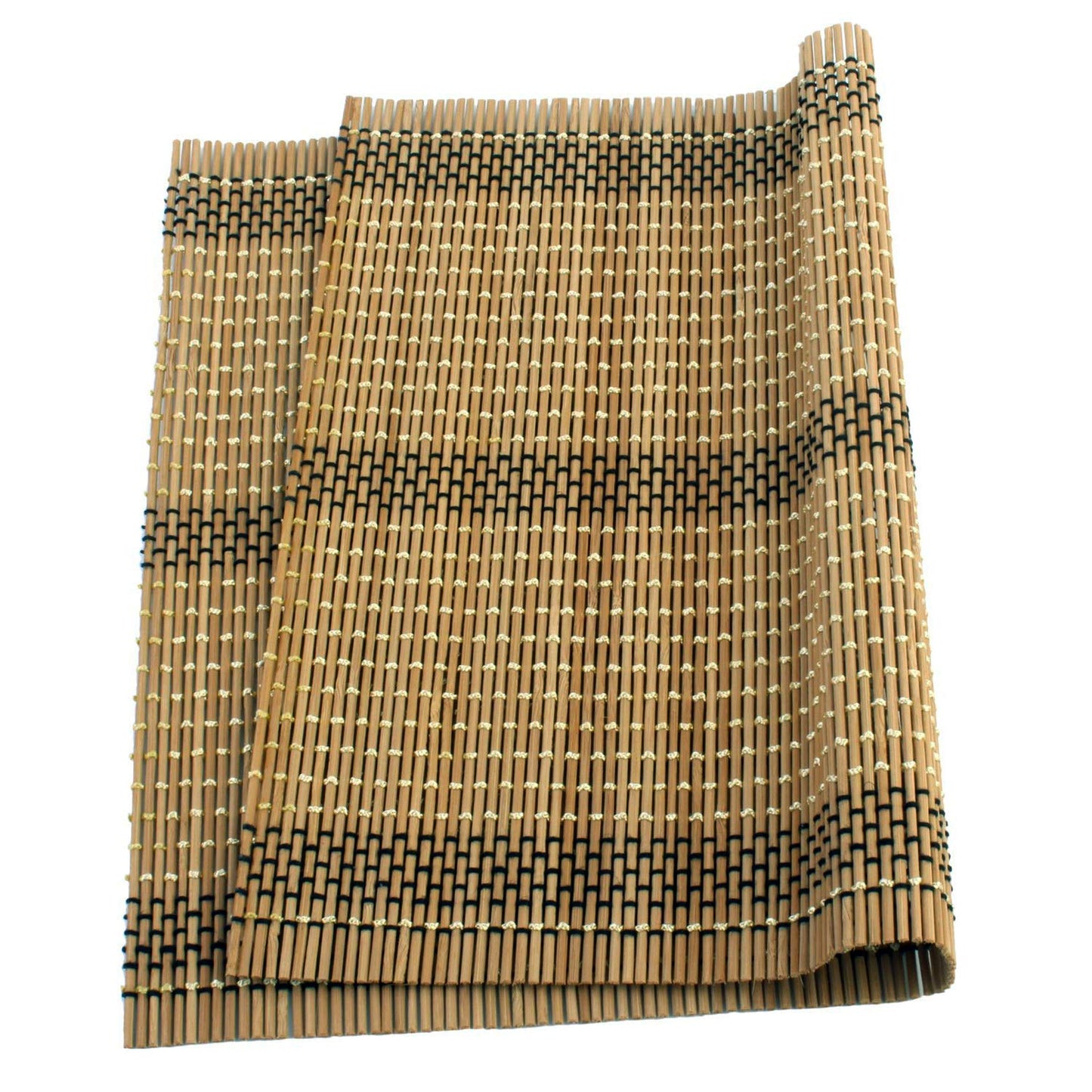 Table Mats – Heat Resistant Bamboo, Tortilla Brown – 45x30cm, Set of 6