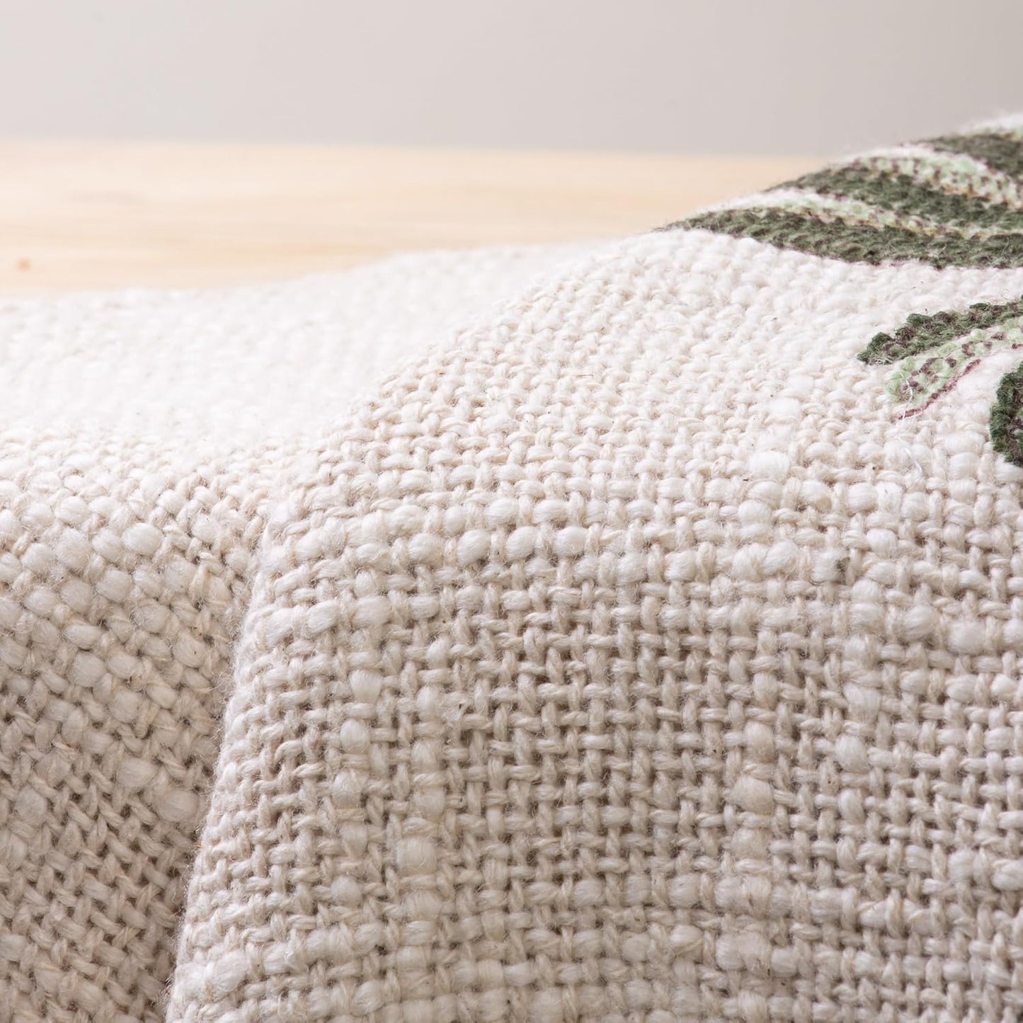 Hand Block Print Palm Tree Throw – Sofa Blanket – Sustainable Cotton – 50x70 Inch (Pack of 1)