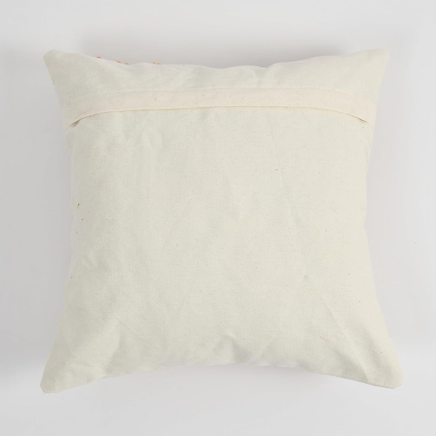 Cushion Cover – Tufted Geometric Pom Pom – 16x16 Inch (Single Unit)