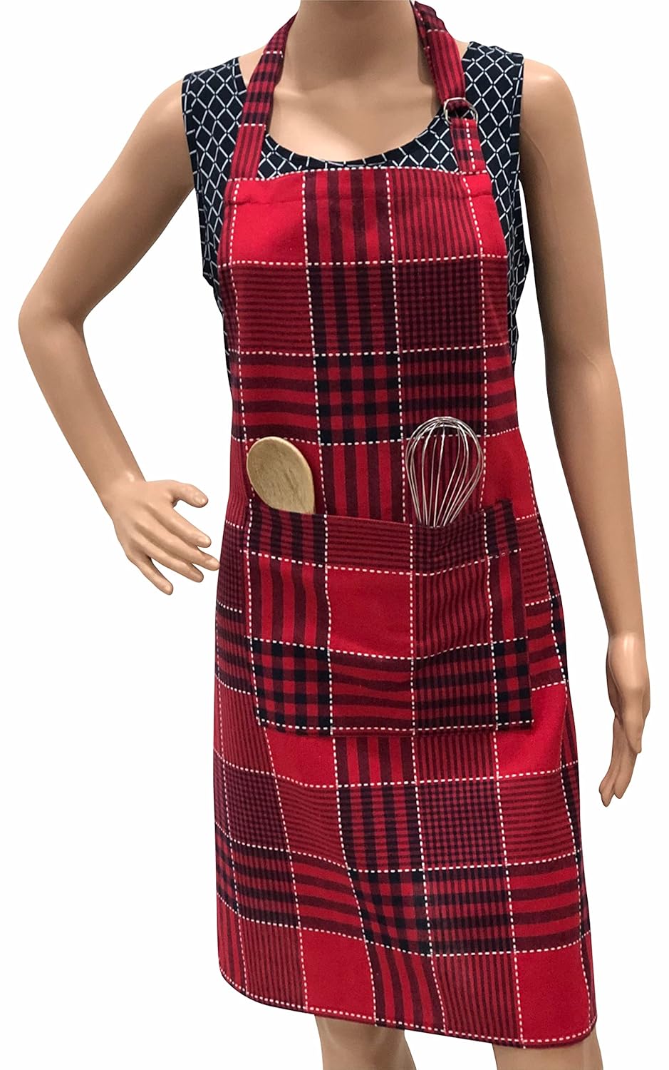 Commercial Kitchen Apron – Adjustable Neck Strap – Durable Cotton Blend – 60x85cm (Pack of 1)