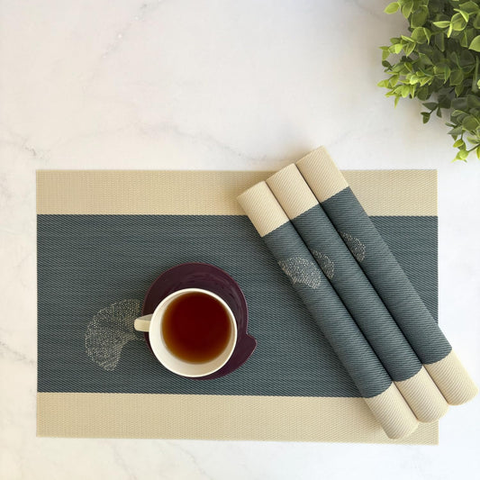 Dining Table Placemats – Woven PVC Anti-Skid – Set of 4