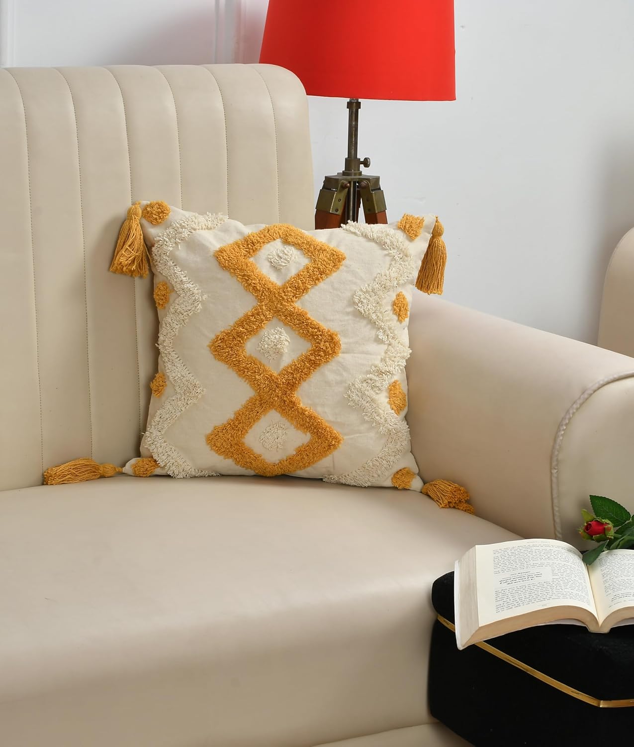 Tufted Cushion Cover – 100% Cotton – 16x16 inch – Wholesale Home Textiles