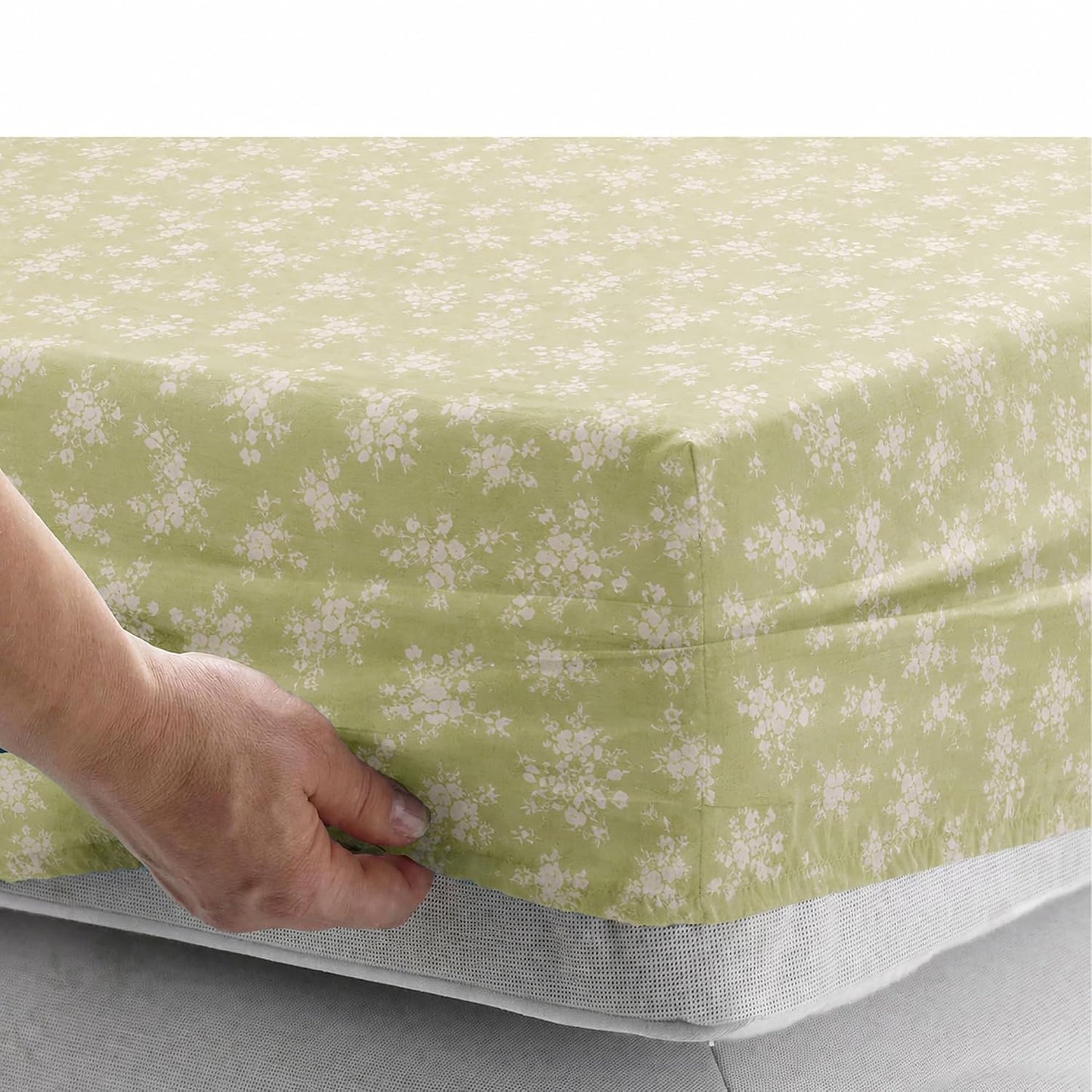 Bedsheet | Elastic Fitted Microfiber 240 TC Fade-Resistant | King, 182x198cm, Set of 3 | Fitted