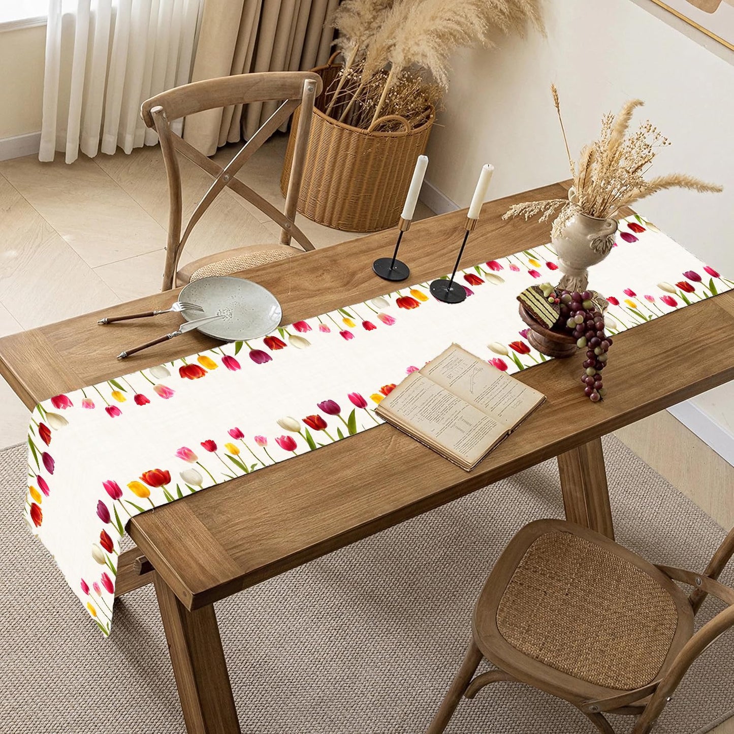 Table Runner – Premium European Fabric, Machine Washable – 13x72 Inch (Wholesale)