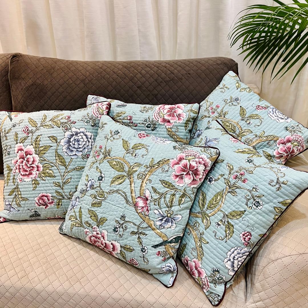 Wholesale Cushion Cover – Pure Cotton Hand Block Print – 16x16 inch (Pack of 2)