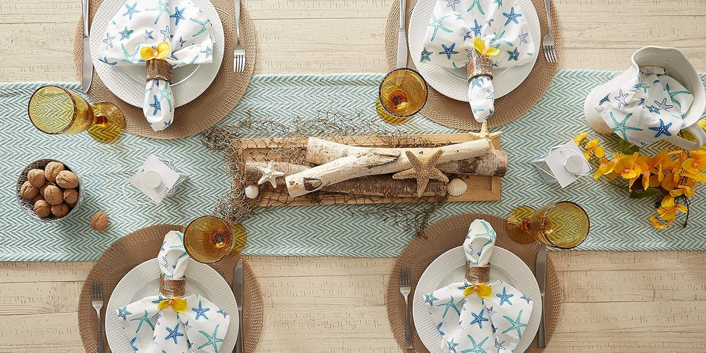 Chevron Table Runner – Premium Cotton – Handcrafted Finish – 14x72 Inch