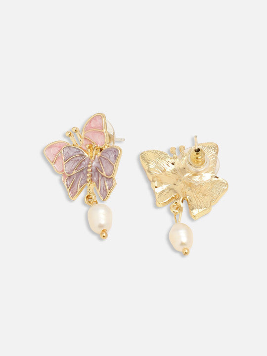 Pearl Embellished Studs – Elegant Earwear – Gold-Plated – Retail Assortment