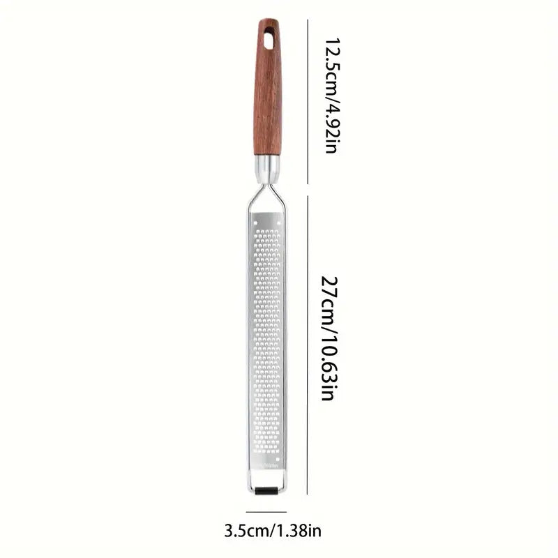 1PC Lemon Zester & Cheese Grater – Stainless Steel Manual Kitchen Tool