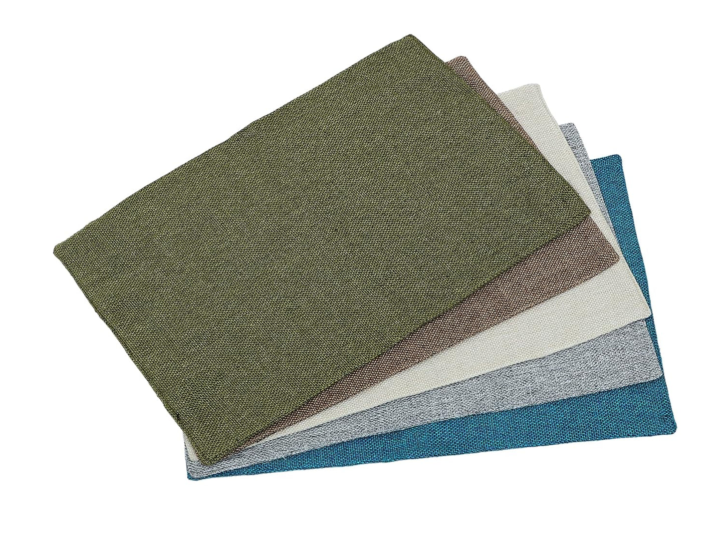 Table Placemats – Jute & Polyester, Heat-Resistant – 12"x18" (30x46cm) Set of 4