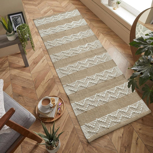Hand Woven Cotton Rug – Export Quality – 2x5 ft (60x152 cm)