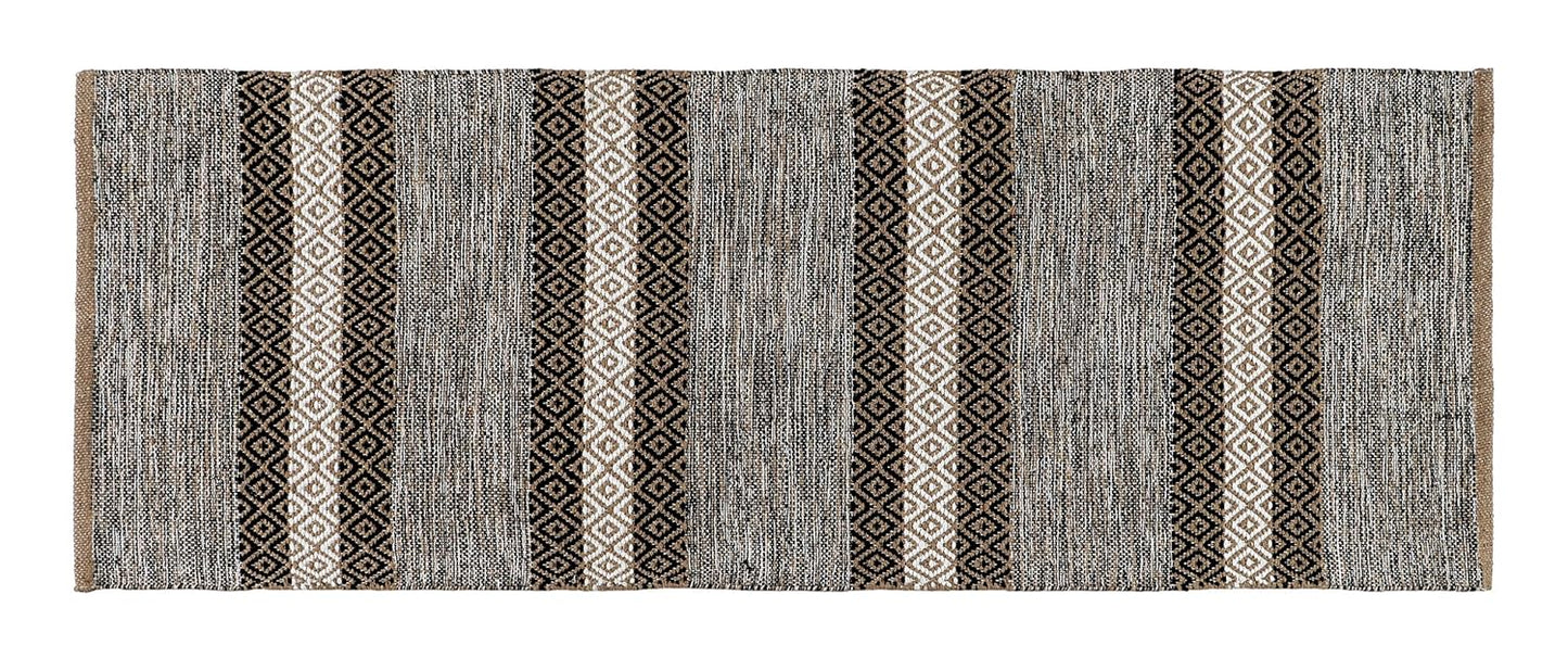 Hand Woven Cotton Rug Runner – Natural Cotton – 2x5 ft (60x152 cm)